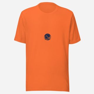 DJ Burna Vinyl Crest Tee Orange