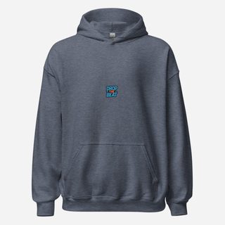 DJ Burna Drop The Beat Hoodie Heather Sport Dark Navy