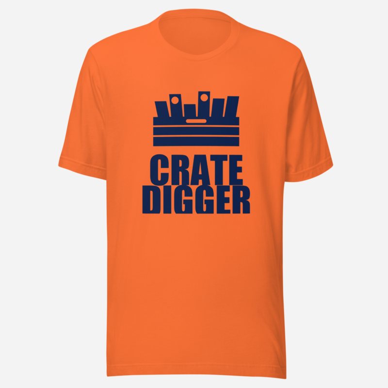 DJ Burna Crate Digger Tee Orange