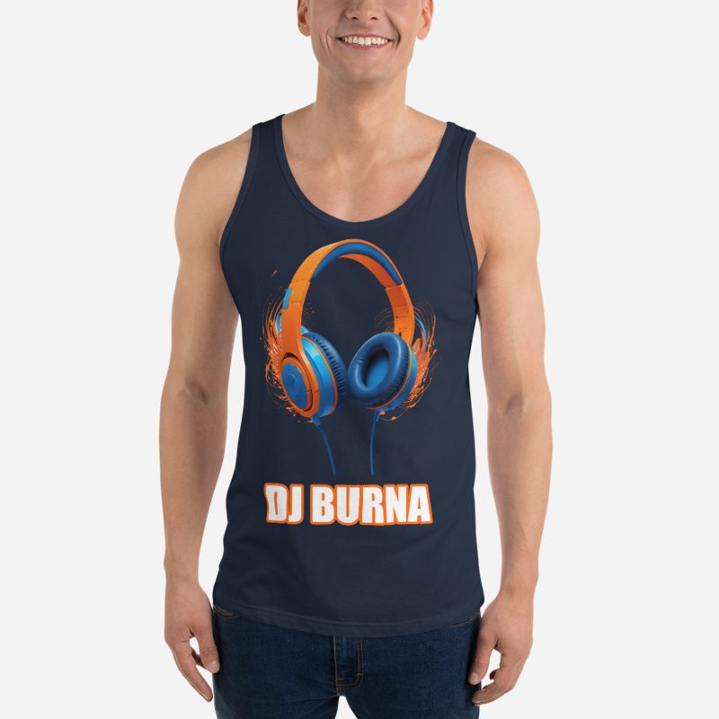 DJ Burna DJ Burna Headphones Tank Navy