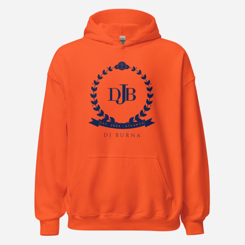 DJ Burna Maison Crest Hoodie Orange