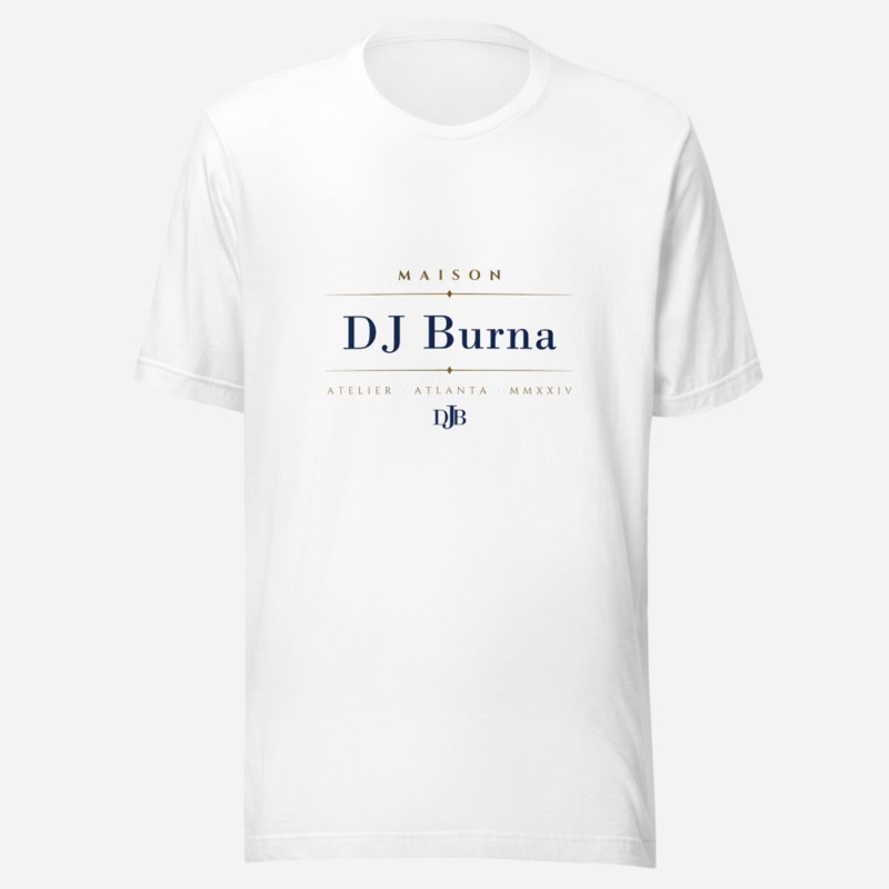 DJ Burna Maison Signature Tee in White