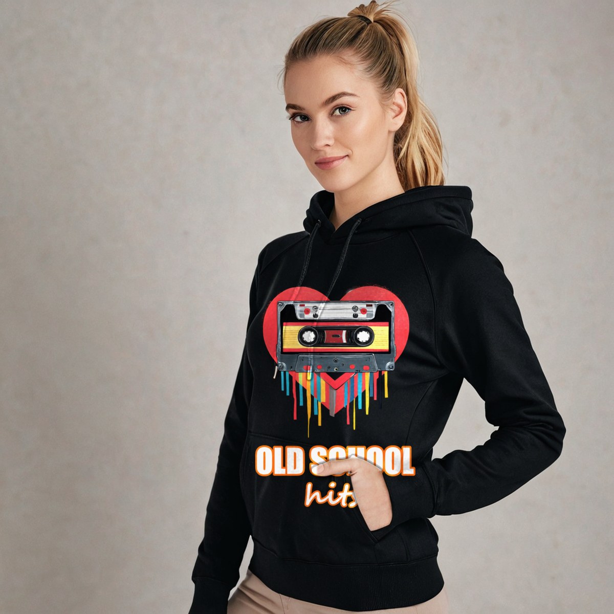 DJ Burna Old School Hits Tape Hoodie