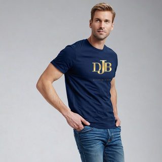 DJ Burna Maison Embroidered Monogram Tee AI model