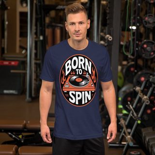 DJ Burna Born To Spin Tee Front
