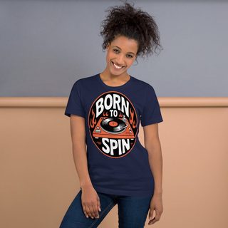 DJ Burna Born To Spin Tee Front