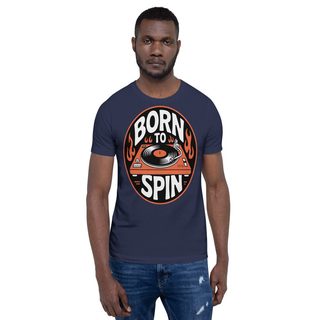 DJ Burna Born To Spin Tee Front