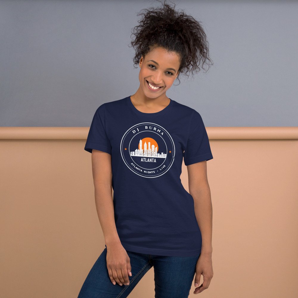DJ Burna Atlanta Nights Crest Tee Front
