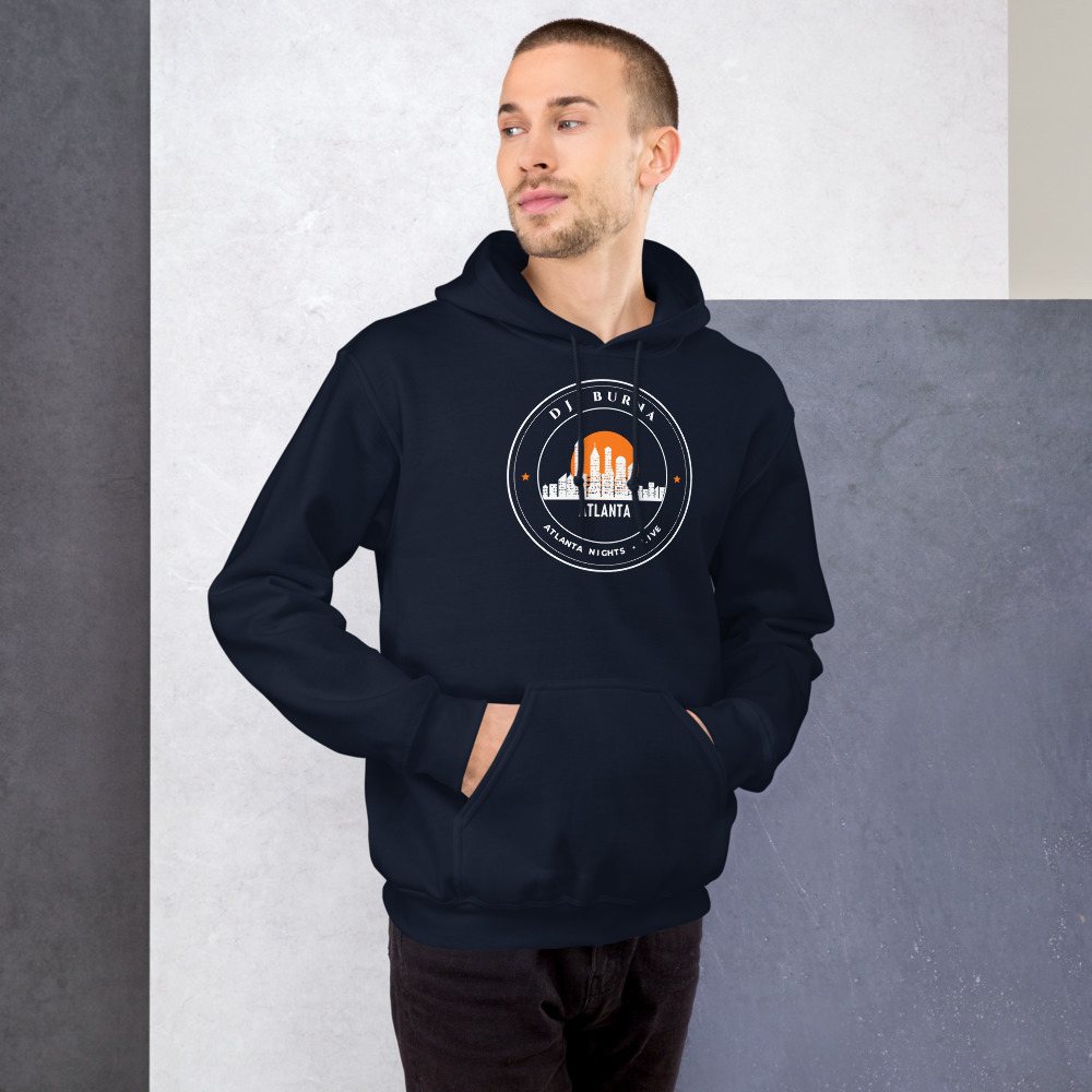DJ Burna Atlanta Nights Crest Hoodie Front