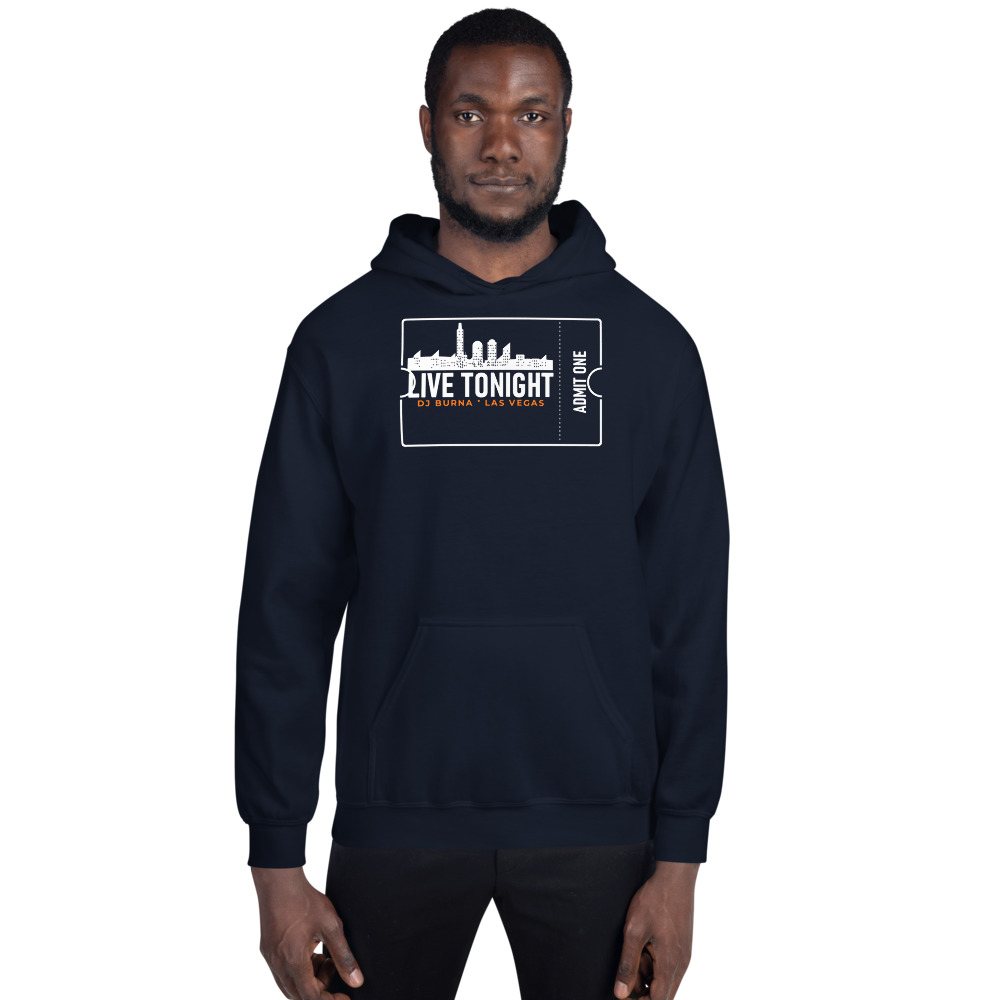 DJ Burna Live Tonight Ticket Hoodie Front
