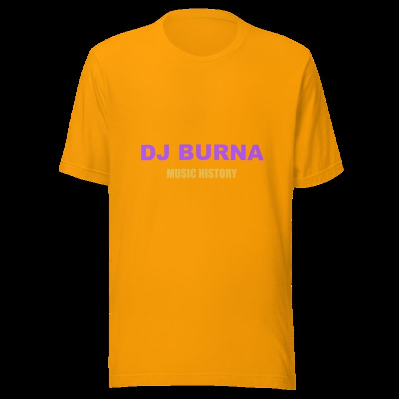 DJ Burna Music History Tee Gold