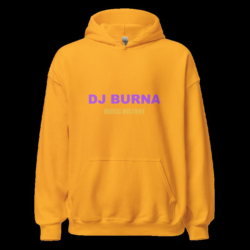 DJ Burna Music History Hoodie Gold
