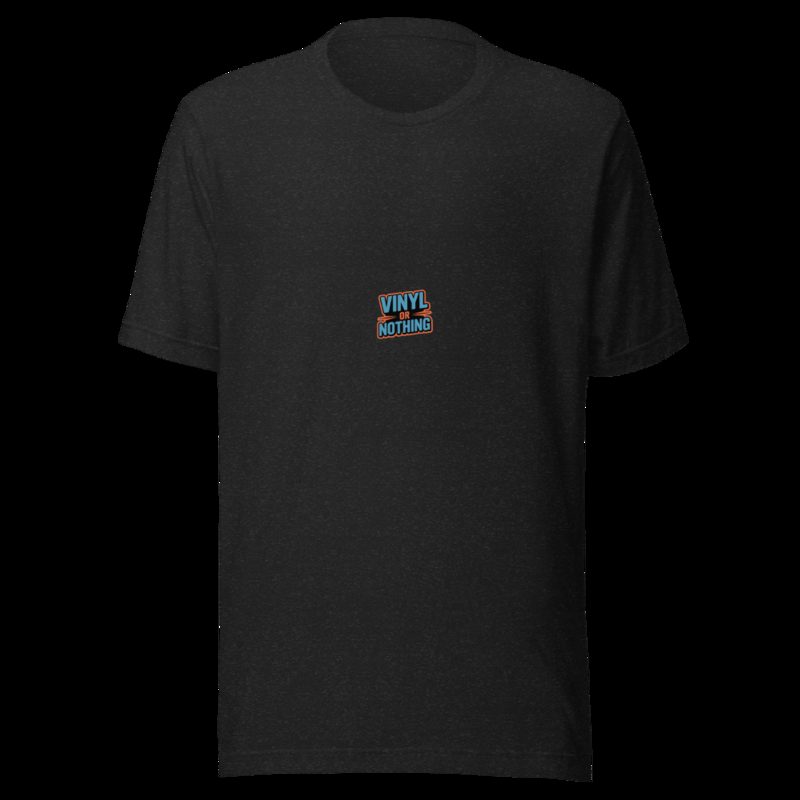 DJ Burna Vinyl Or Nothing Tee Black Heather