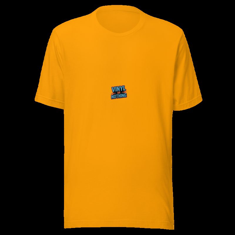 DJ Burna Vinyl Or Nothing Tee Gold