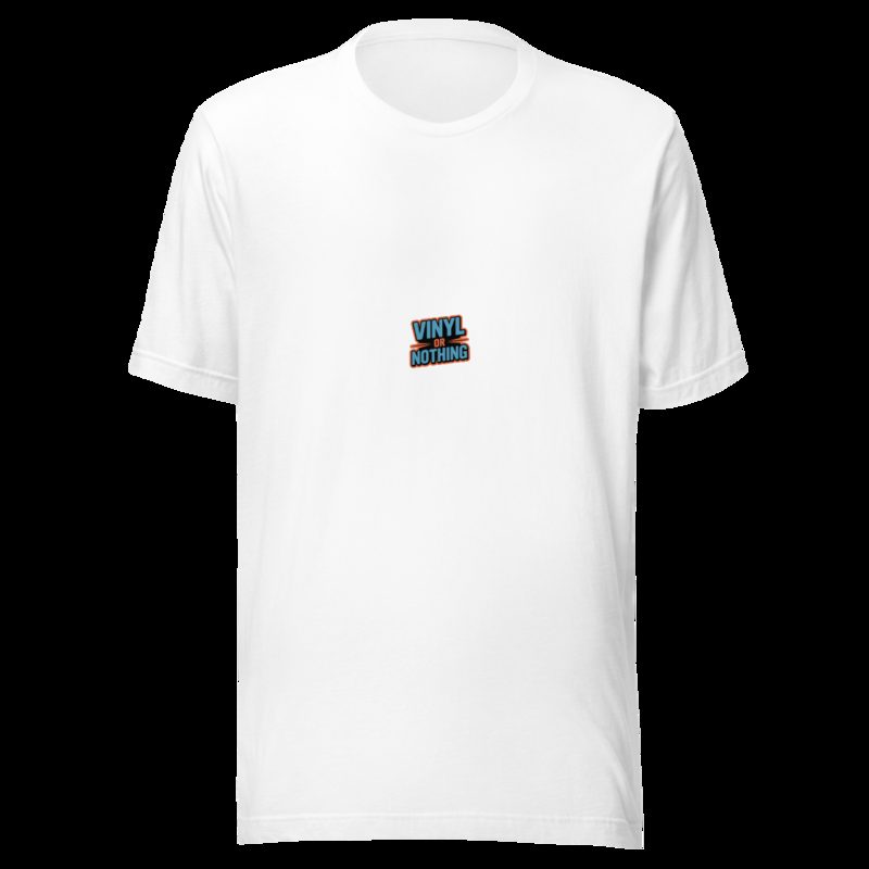 DJ Burna Vinyl Or Nothing Tee White