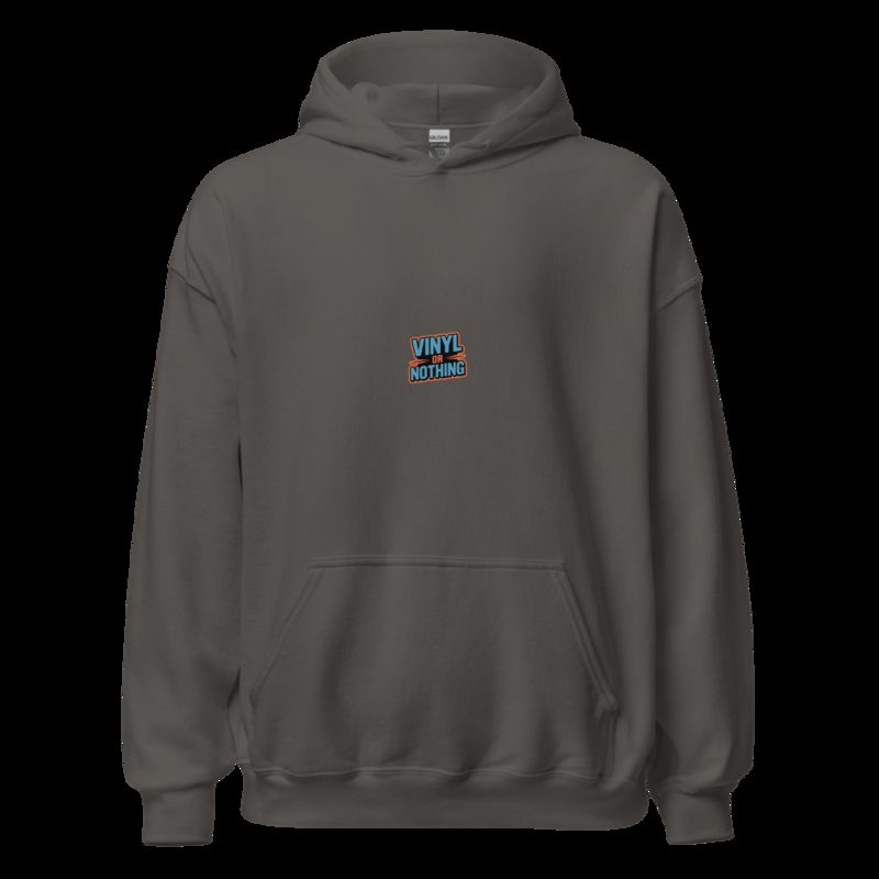 DJ Burna Vinyl Or Nothing Hoodie Charcoal