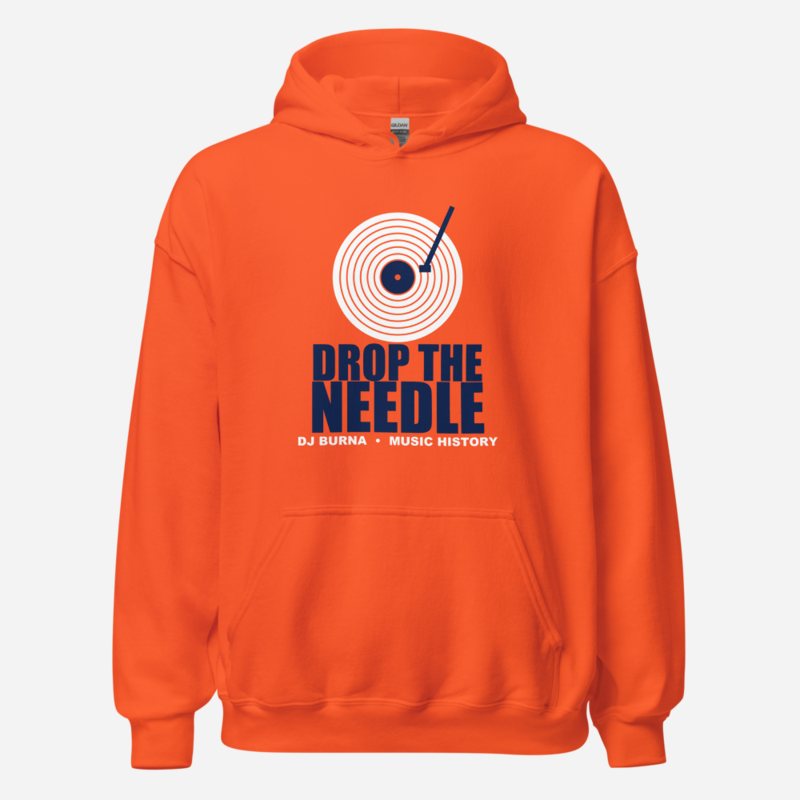 DJ Burna Drop The Needle Hoodie Orange