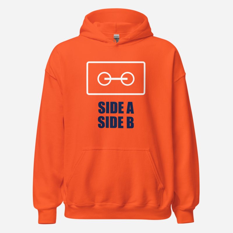 DJ Burna Side A Side B Hoodie Orange