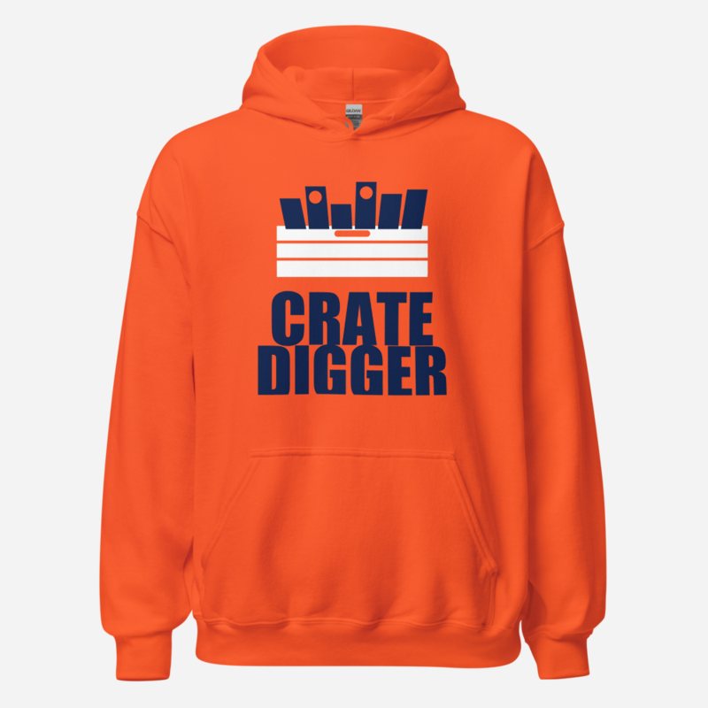 DJ Burna Crate Digger Hoodie Orange