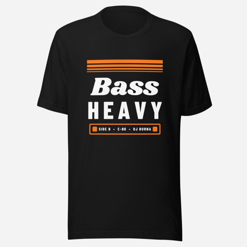 DJ Burna Bass Heavy Tee Black