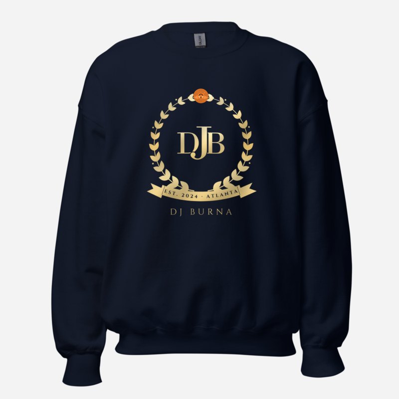 DJ Burna Maison Crest Sweatshirt in Navy