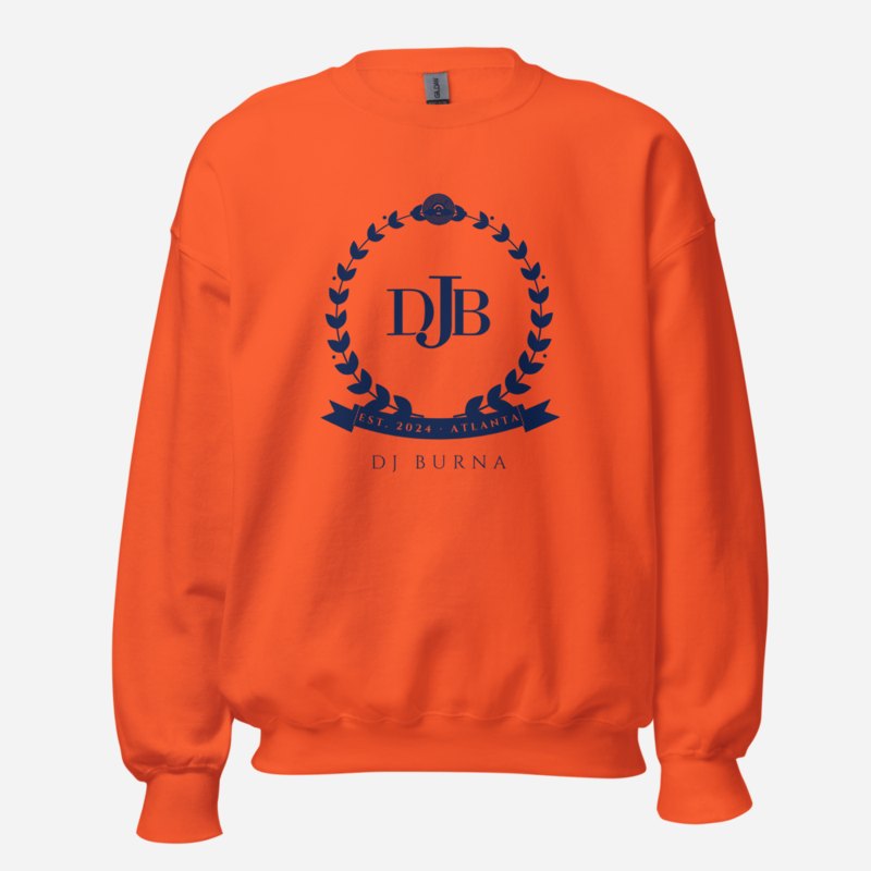 DJ Burna Maison Crest Sweatshirt Orange