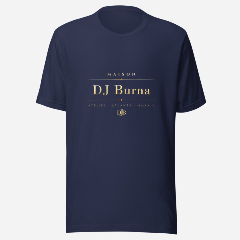 DJ Burna Maison Signature Tee Navy