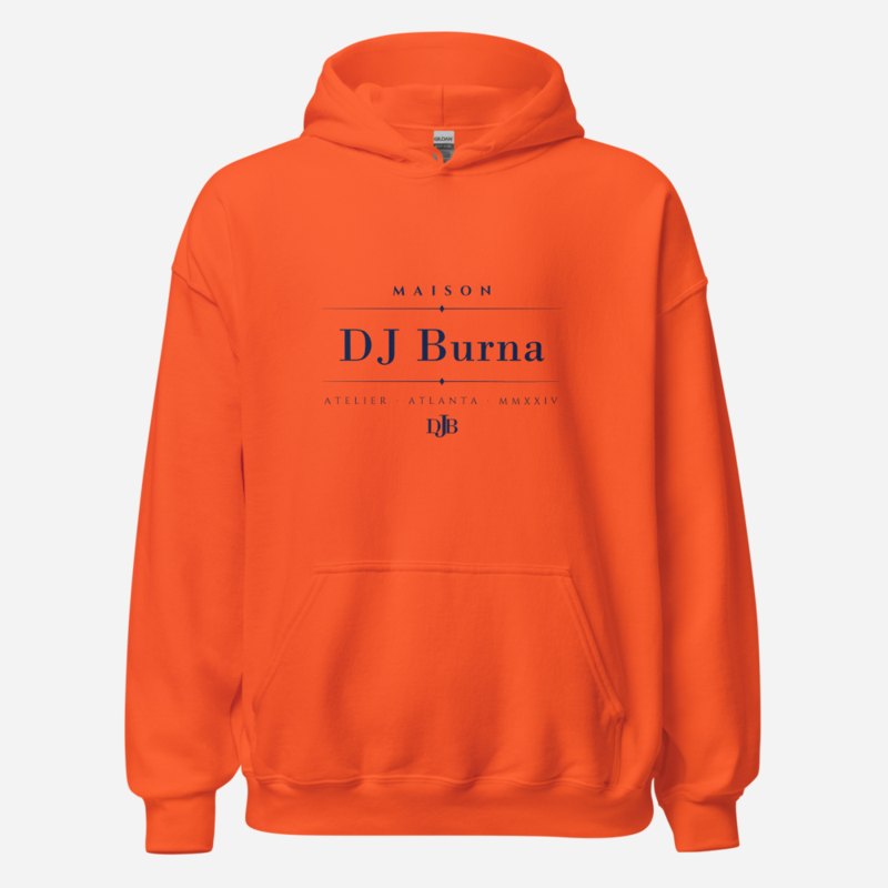 DJ Burna Maison Signature Hoodie in Orange