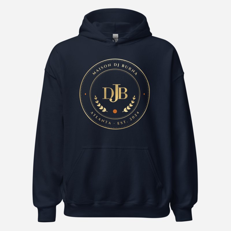 DJ Burna Maison Medallion Hoodie Navy