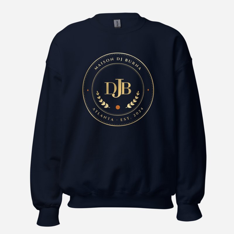 DJ Burna Maison Medallion Sweatshirt in Navy