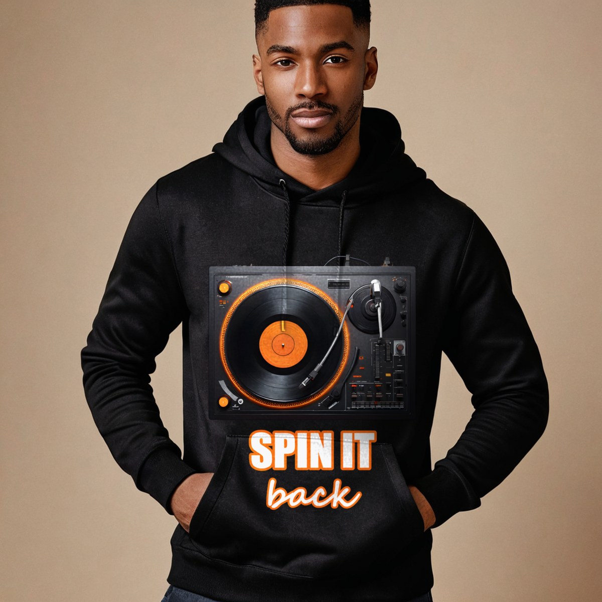 DJ Burna Spin It Back Deck Hoodie