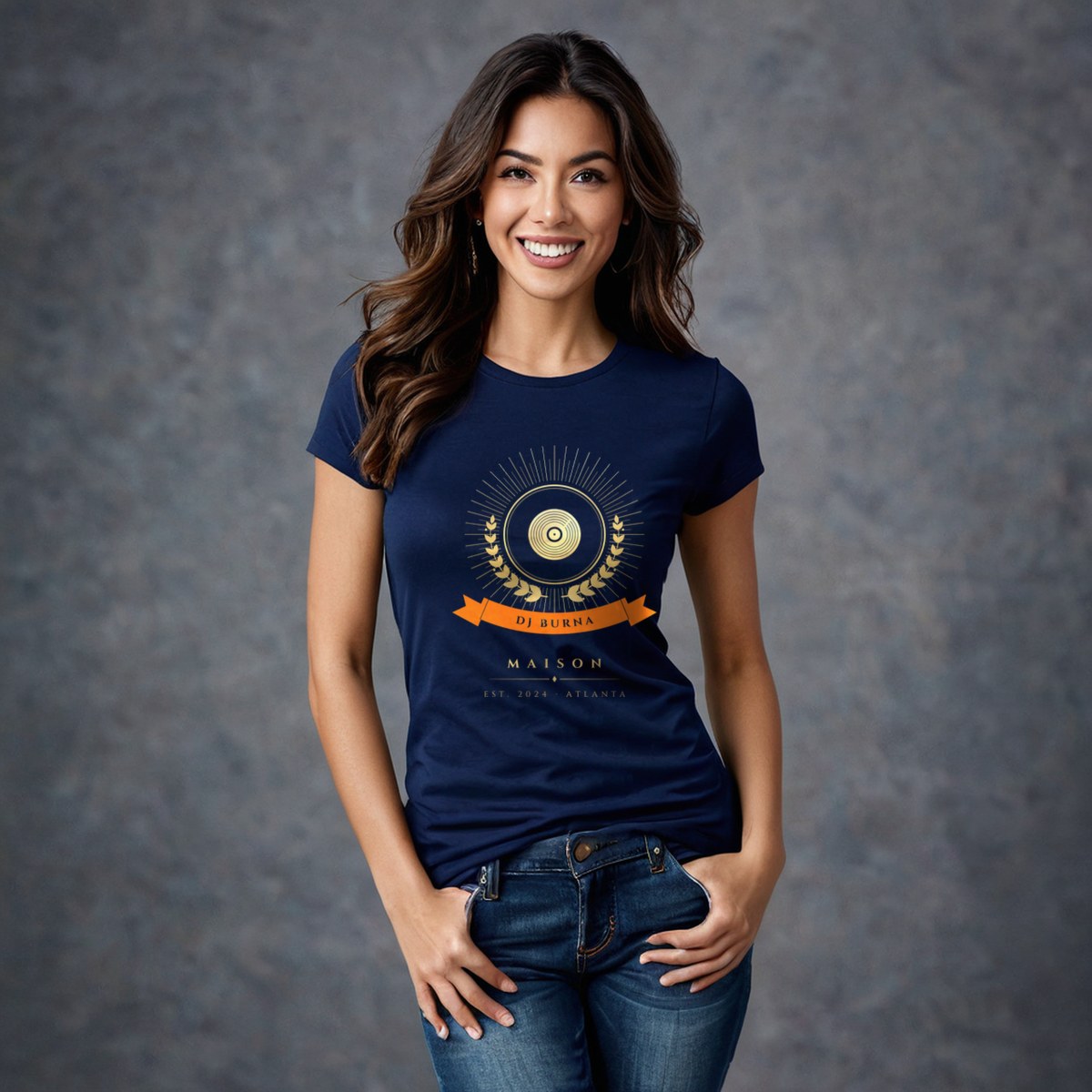 DJ Burna Maison Heraldic Emblem Tee